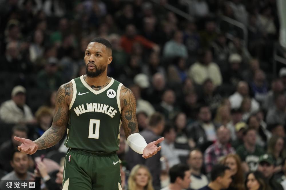 NBA：收获连胜 湖人队119-102老鹰队.